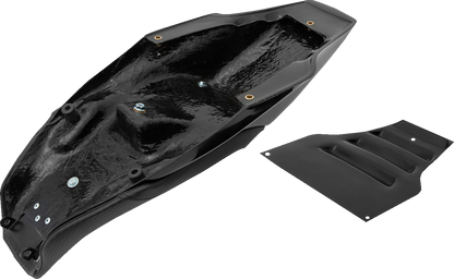Carbon fiber SADDLEMEN Eliminator Seat Kit for XL models 2004-2020, designed for enhanced comfort and style.