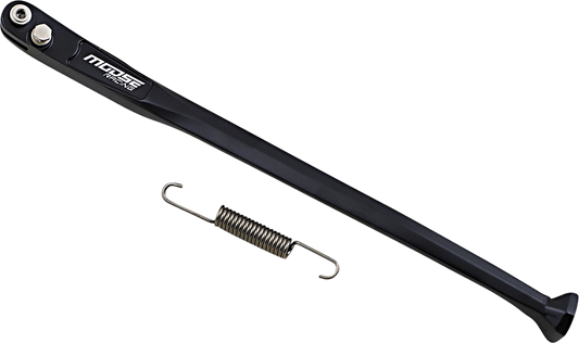 MOOSE OFFROAD 16.5-inch C32-5455MB aluminum side stand for off-road vehicles, shown in black with mounting hardware visible.