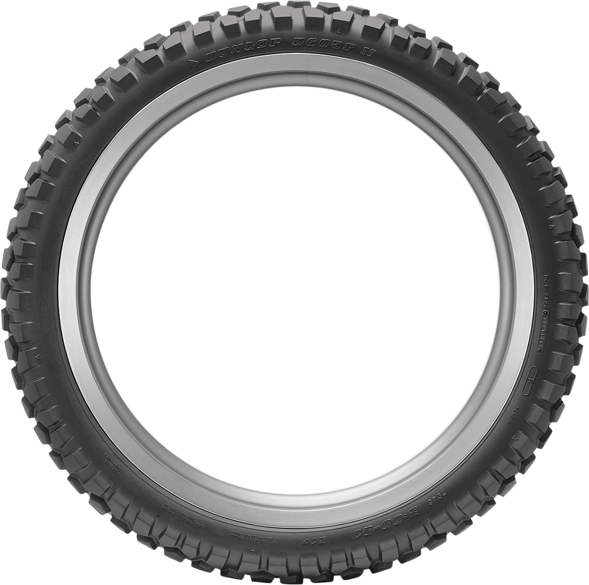 DUNLOP, Dunlop D605 Front Motorcycle Tire - 2.75-21 45P for On and Off-Road Performance