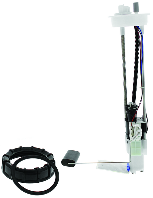 QuadBoss fuel pump module for Polaris Ranger 800 4x4 EFI, showing the complete assembly with pump and wiring for model years 2011-2012.