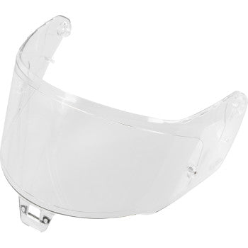 Clear motorcycle helmet shield for Alpinstars AFHS-01, designed for optimal visibility and UV protection.