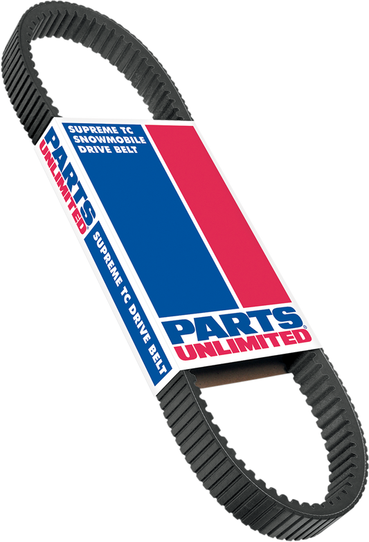 PARTS UNLIMITED Supreme TC Drive Belt for Arctic Cat, high-performance drive belt with durable construction and precise fit.