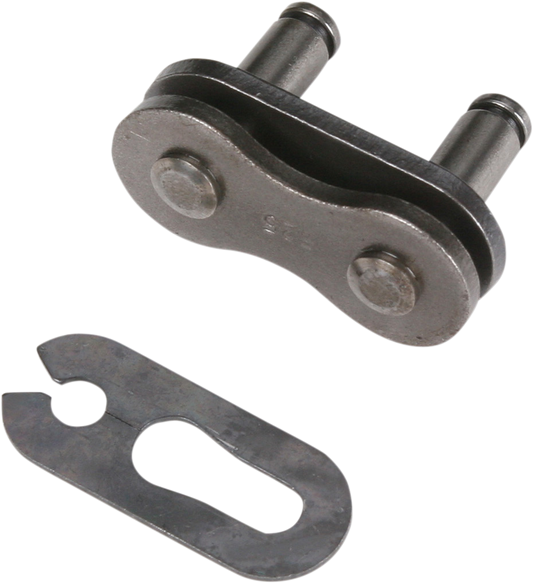 RK M525 standard clip connecting link, metal chain link connector for industrial or mechanical use, shown in the image.