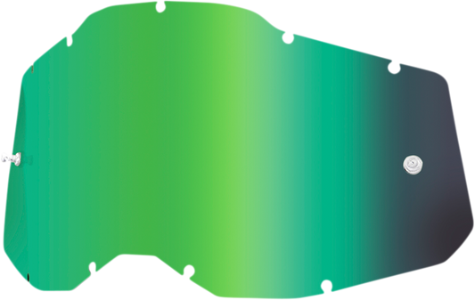 100% Accuri 2/Racecraft 2/Strata 2 Lens - Green Mirror 59078-00003 - Howling Moto