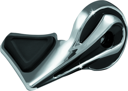 Kuryakyn Kinetic Throttle Boss Chrome, adjustable handlebar accessory for power sports motorcycles, featuring a sleek chrome finish.