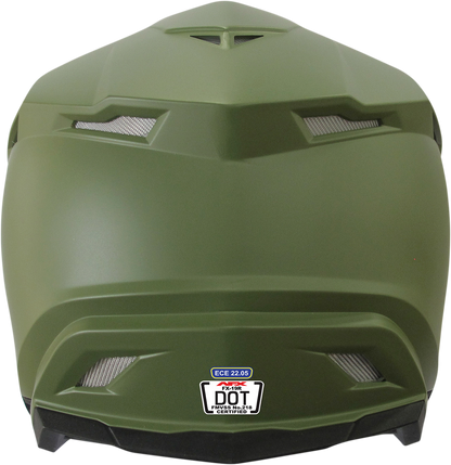 AFX FX-19R Helmet - Matte Olive - XL 0110-7043 - Howling Moto