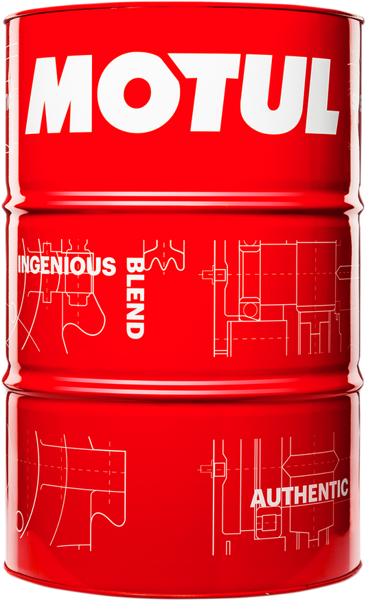 MOTUL 3000 Mineral 4T Engine Oil 10W40 in a 208-liter drum, suitable for motorcycle engines, part #107694.
