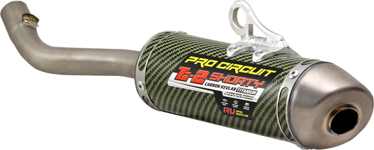Pro Circuit Ti2 Silencer for motocross and supercross bikes, featuring durable construction and high-performance exhaust design.