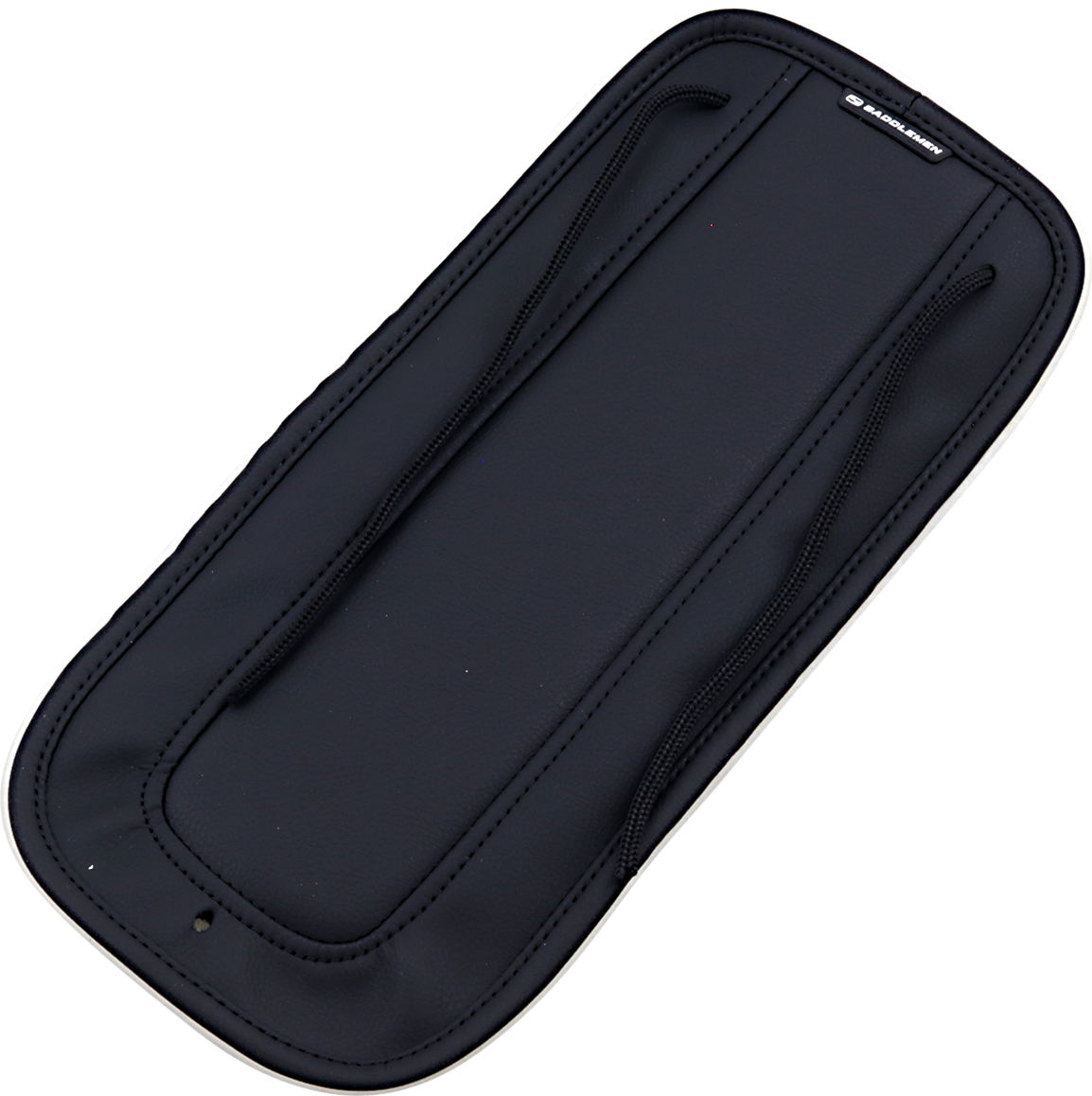 Bill's Exhausts SADDLEMEN Fender Chap matching smooth solo seat for motorcycle, featuring durable leather and detailed stitching.