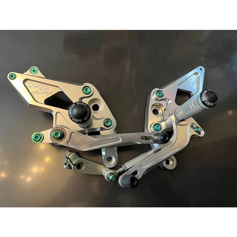 Over Racing Rear Sets 4 Position - Howling Moto