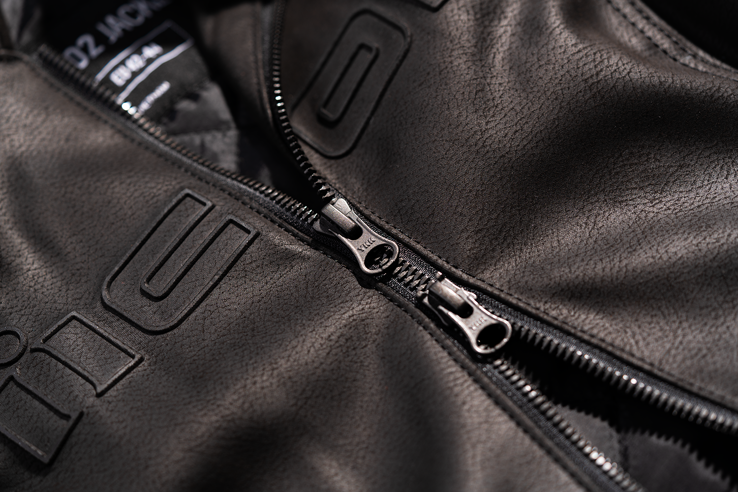 Black ICON Women's Tuscadero2™ Jacket by Bill's Exhausts, showing the front view with stylish design and zipper details.