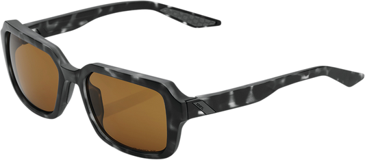100% Rideley Sunglasses - Black - Bronze 61044-702-01 - Howling Moto