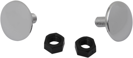 PARTS UNLIMITED V97128C chrome plastic fasteners with 1/4 inch diameter and 1/2 inch length for automotive or hardware use