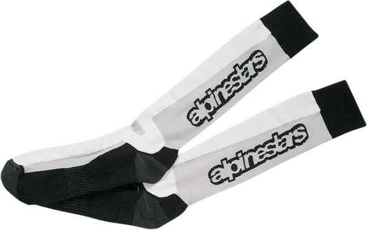 Alpinestars Summer Touring Socks in small/medium size with breathable fabric and reinforced areas, designed for motorcycle touring comfort.