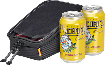 Black BILTWEll EXFIL-2 Mini Tank Bag for motorcycles, compact and durable, with straps and zipper closure.
