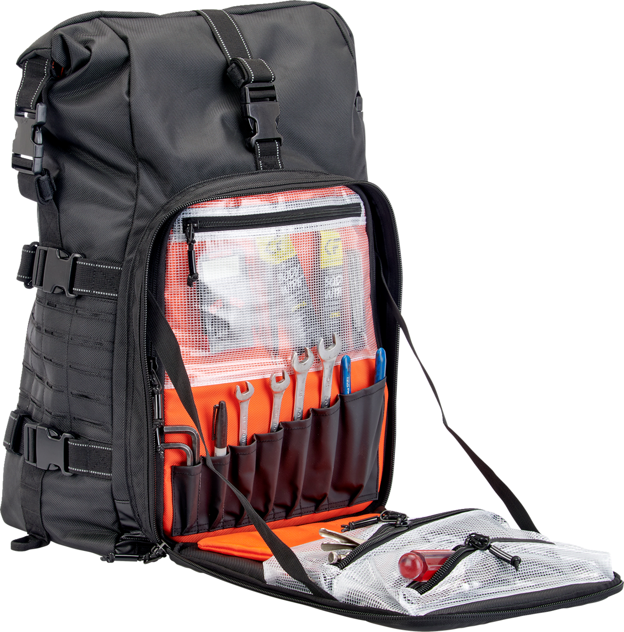 BILTWELL EXFIL-80 Motorcycle Bag - Gen 2 - Black 3014-01 - Howling Moto