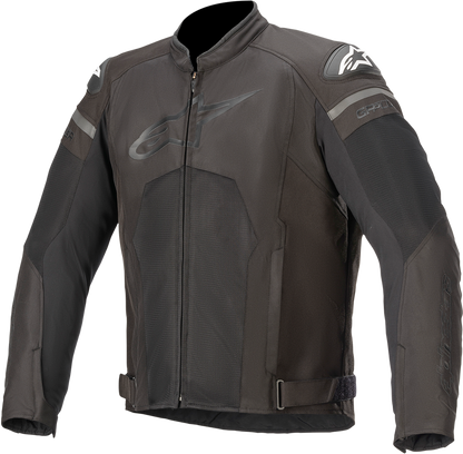 Alpinestars T-GP Plus R Air Motorcycle Jacket in black, 3XL, featuring protective armor and ventilation for riding comfort.