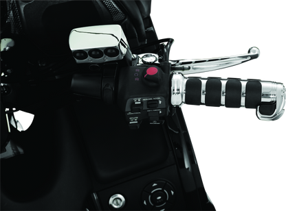 Chrome Kuryakyn Extended ISO Throttle Boss for Honda Gold Wing GL1800 motorcycle handlebar control.