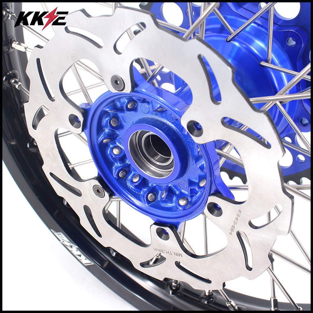 KKE 21 & 18 Cast Enduro Wheels For YAMAHA YZ250F 2001-2015 YZ450F 2003-2015 - Howling Moto