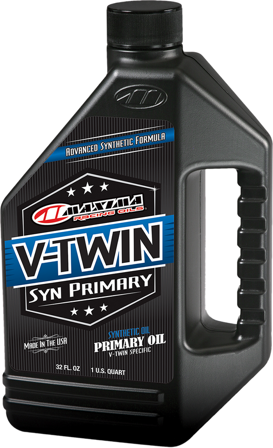 MAXIMA RACING OIL V-Twin Synthetic Primary Oil in 1-quart container for Harley-Davidson motorcycles