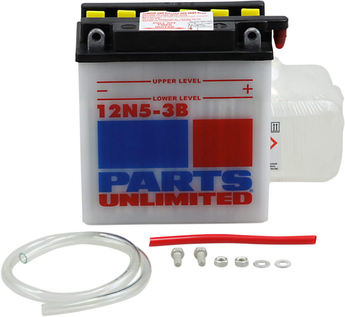PARTS UNLIMITED, Parts Unlimited 12N5-3B-FP Battery Replacement for ATV and Utility Vehicles