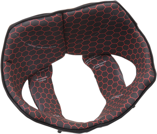 AGV Pista GP R Replacement Liner and Crown Pad – Black/Red, 2XL (Part No. 20KIT60216001)
