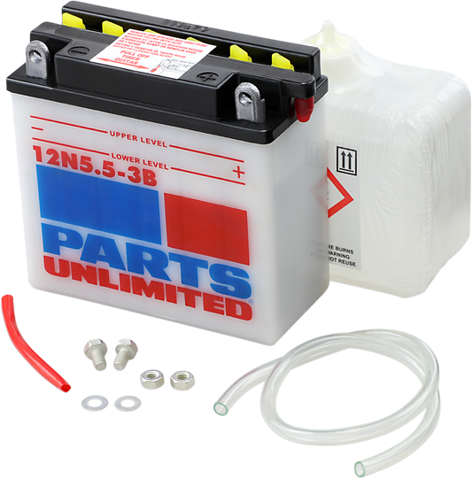 PARTS UNLIMITED, PARTS UNLIMITED 12N5.5-3B-FP Battery Replacement