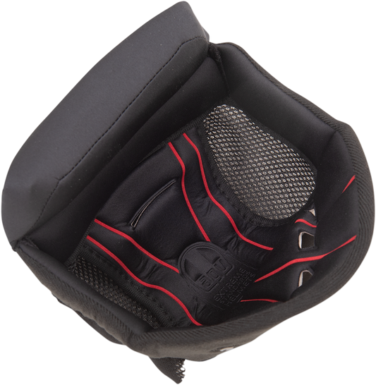 AGV K1 black helmet liner in large size, helmet accessory designed for comfort and fit inside AGV motorcycle helmets.