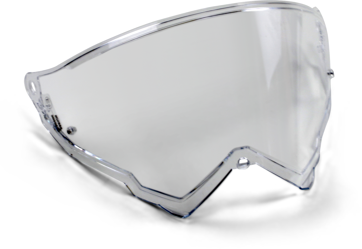 AGV AX9 helmet clear replacement visor with Pinlock® 70 MaxVision™, showing the transparent face shield in detail.