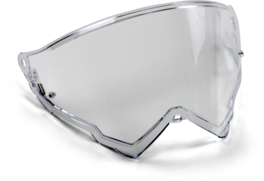 AGV AX9 helmet clear replacement visor with Pinlock® 70 MaxVision™, showing the transparent face shield in detail.