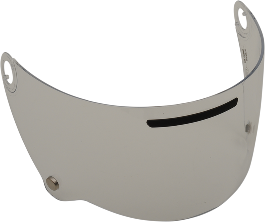 AGV Legends X3000 helmet clear shield with scratch-resistant and UV protection, replacement visor shown in image.