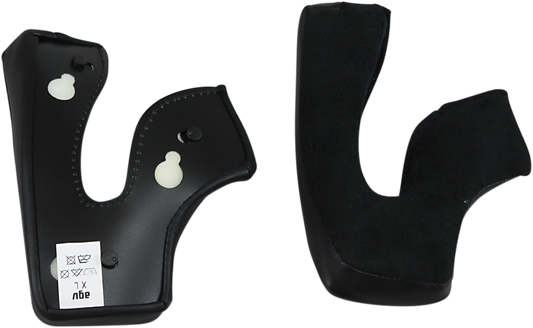 AGV X3000 Cheek Pads - Black - XL (Part Number 20KIT00121001)