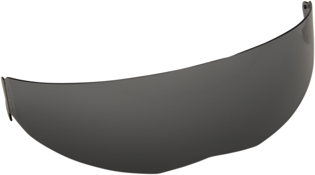 AGV ISV7-1 SportModular tinted helmet shield with 65% tint, shown from the front view.