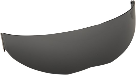 AGV ISV7-1 SportModular tinted helmet shield with 65% tint, shown from the front view.