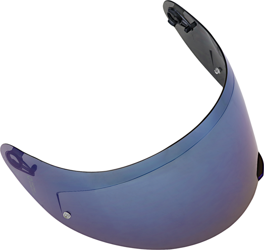 AGV K1 S, K3 SV, K5 S helmet shield with Pinlock® 70 MaxVision™ in iridium blue, protective motorcycle helmet accessory