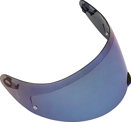 AGV K1 S/K3 SV/K5 S helmet shield with Pinlock® 70 MaxVision™ in iridium blue for enhanced visibility and protection.