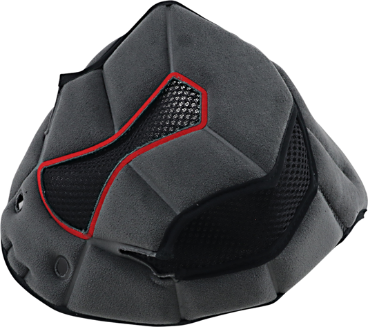 AGV K6 helmet replacement liner and crown pad in XS size, showing soft padding and interior helmet components.