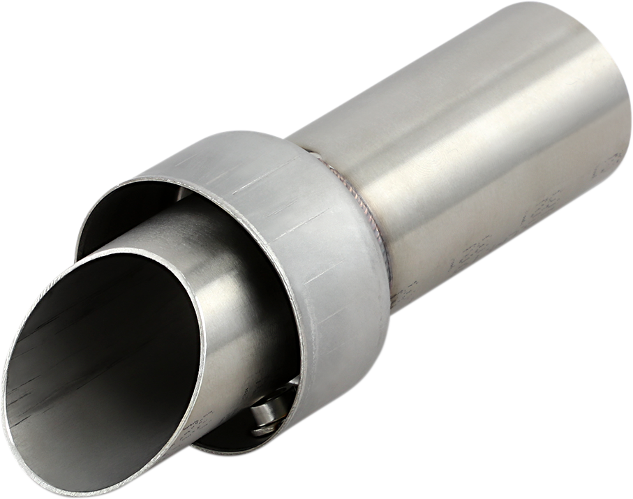 AKRAPOVIC noise damper for V-TUV148 slip-on motorcycle mufflers, showing the black cylindrical component with mounting hardware.
