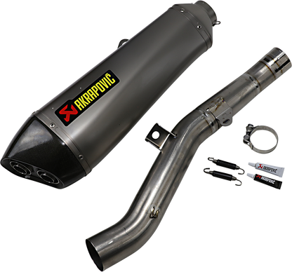 AKRAPOVIC Titanium Muffler S-K14SO5-HZAAT for Enhanced Motorcycle Performance