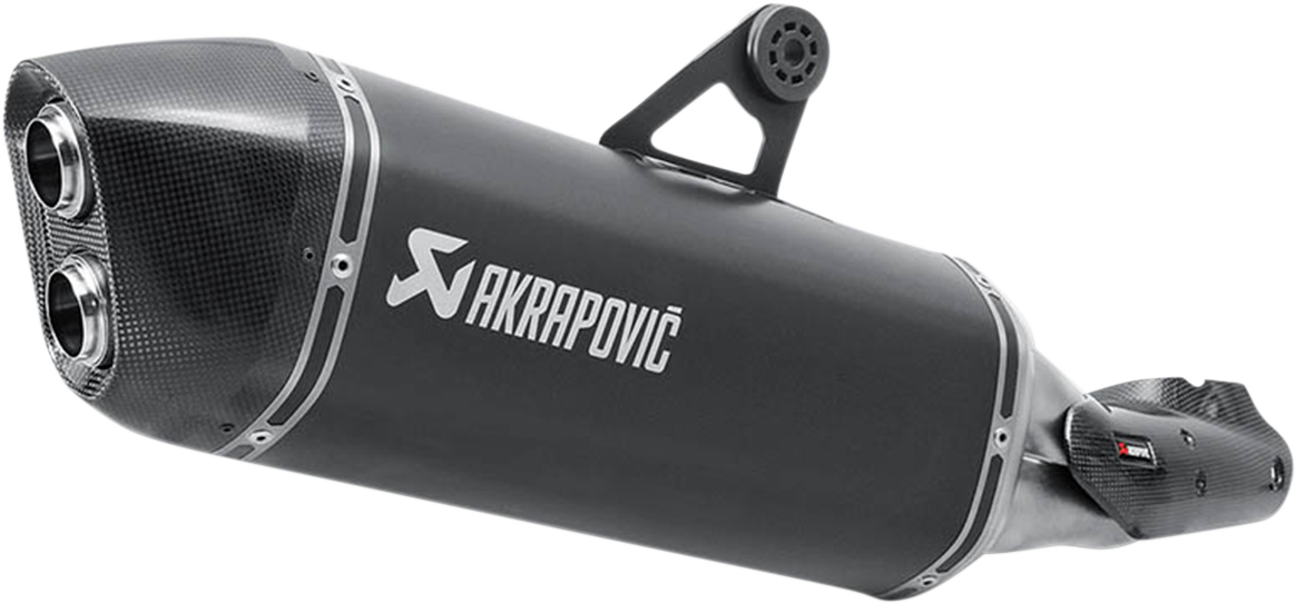 AKRAPOVIC Black Muffler for BMW R1200GS Adventure – Part S-B12SO10-HAABL