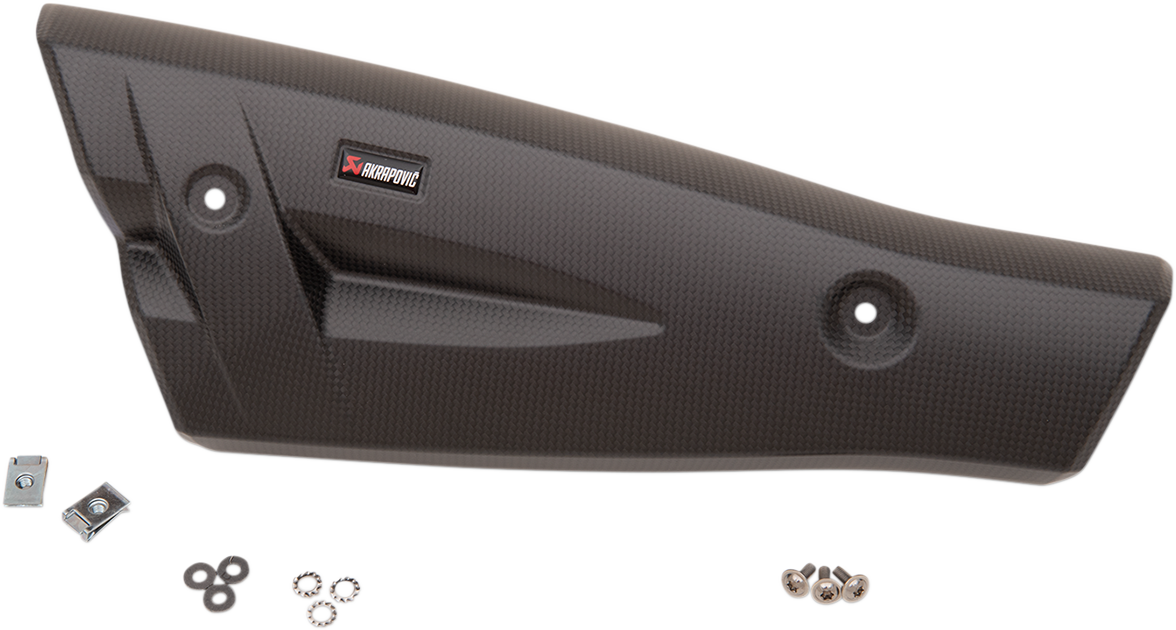 AKRAPOVIC Carbon Fiber Heat Shield P-HSH125R1 for Motorcycles