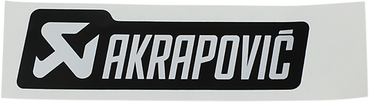 AKRAPOVIC Replacement Sticker P-HST4ALMONO for Motorcycle Exhausts