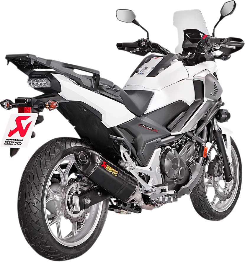 Akrapovic Slip-On Line Muffler for Honda H7SO2-HRC with Carbon Fiber Finish