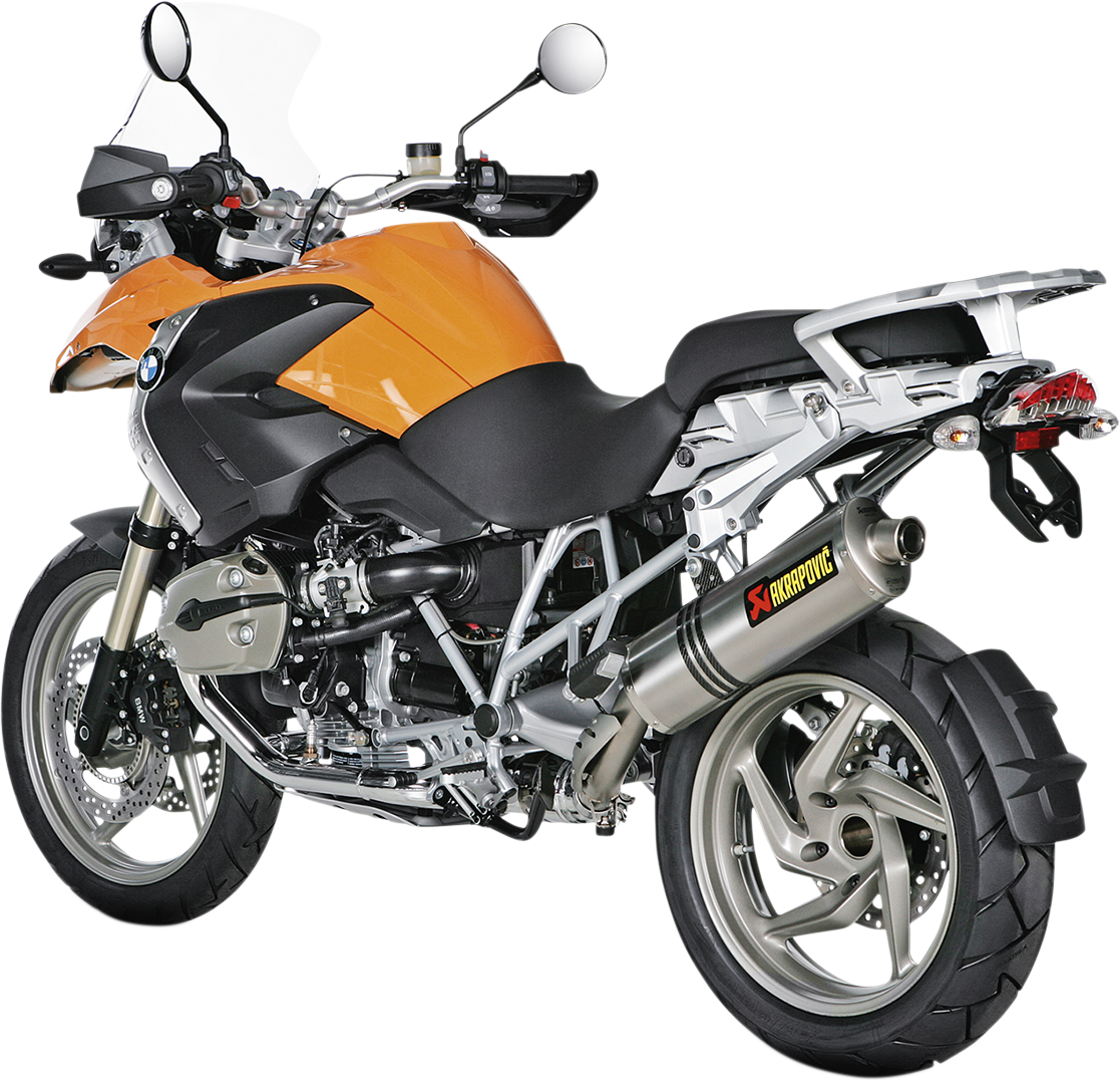 AKRAPOVIC Titanium Slip-On Muffler S-B12SO2-HLTT for Enhanced Motorcycle Performance