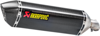 AKRAPOVIC Slip-On Line Muffler for Honda CRF450R - Carbon Fiber S-S6SO9-HRC/1