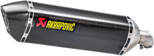 AKRAPOVIC Slip-On Line Muffler for Honda CRF450R - Carbon Fiber S-S6SO9-HRC/1