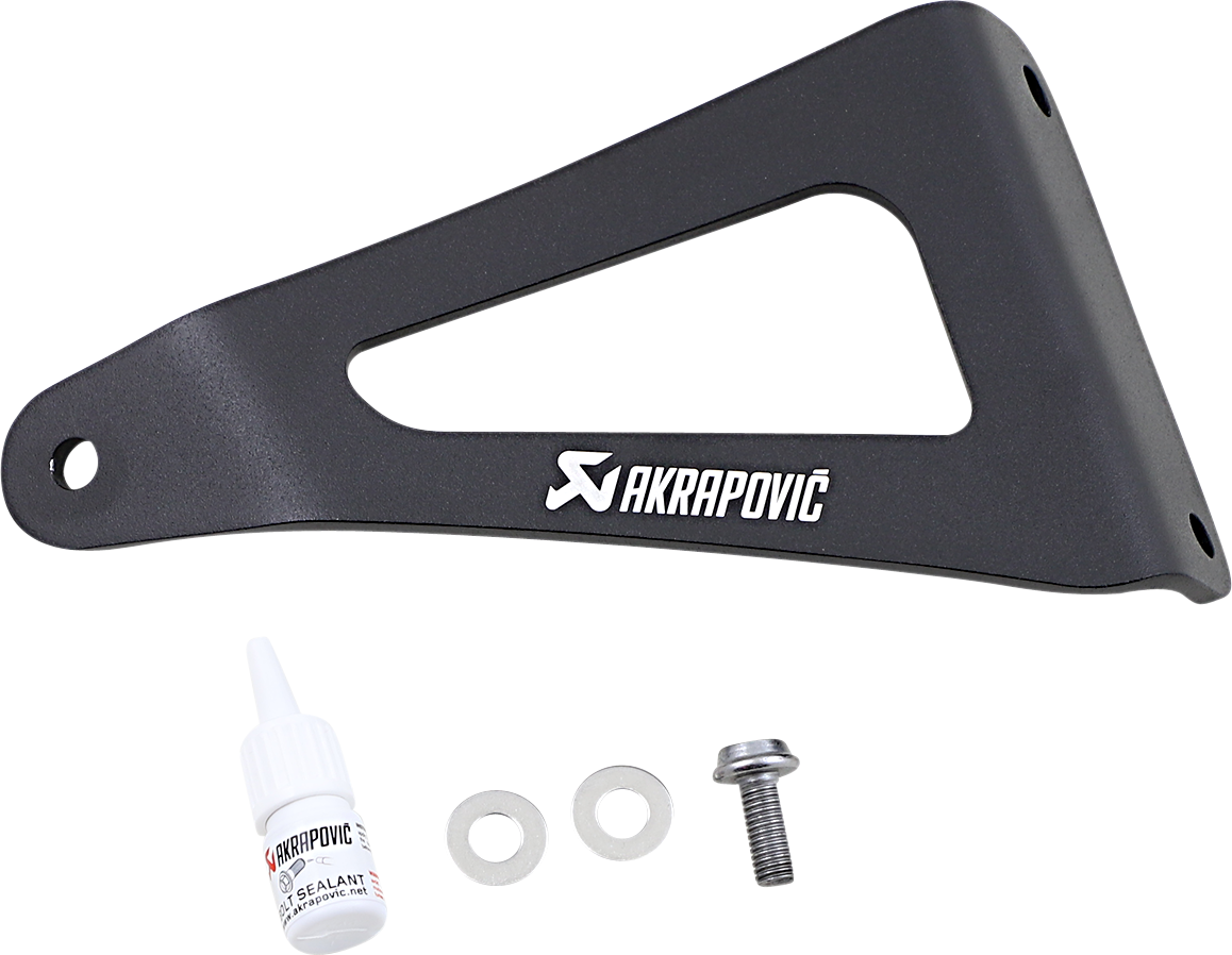 AKRAPOVIC Aluminum Muffler Bracket P-X257 for Passenger Foot-Peg Removal