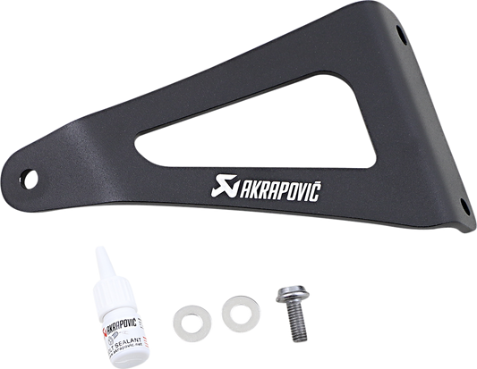 AKRAPOVIC Aluminum Muffler Bracket P-X257 for Passenger Foot-Peg Removal