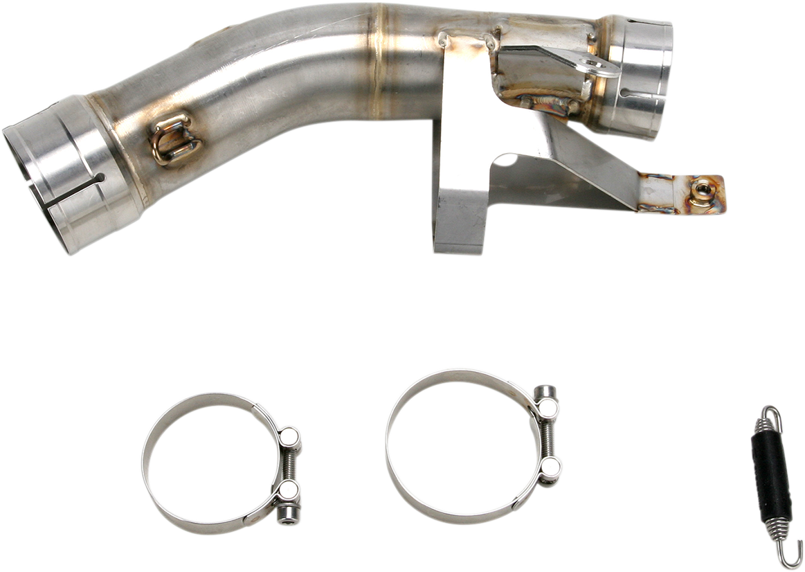AKRAPOVIC Link Pipe - Stainless Steel L-K10SO4/1 for Slip-On Exhaust Systems