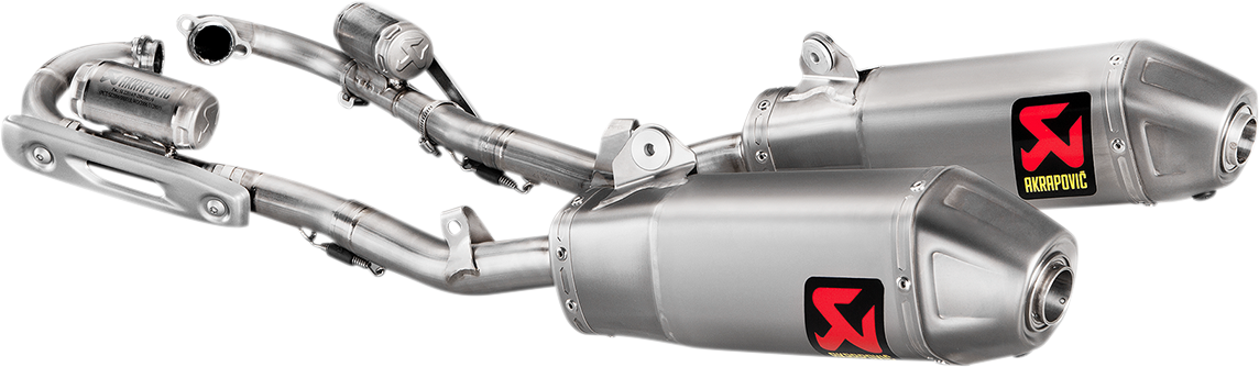 AKRAPOVIC Evolution Titanium Exhaust System for Motorcycle - Model S-H2MET12-CIQTA